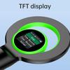 Animal Microchip Pet Tag Scanner ID Reader RFID Animal Labels Handheld Reader BT USB 2.4G Connect with 240pcs Informations Storage Function OLED Scre