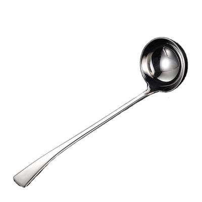 ZISIZ Stainless Steel Soup Ladle & Slotted Spoon Set