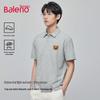 Baleno Men's Loose Fit Felt Bear Polo Shirt