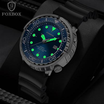2022 LIGE nuovo orologio da uomo di lusso FOXBOX orologio da uomo per data automatica orologio luminoso impermeabile orologio da polso sportivo militare