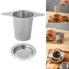 Easy To Clean Tea Strainers with Lid and Convenient Handle Fine Tea Infuser  Tea Strainers for Teapots and Cups