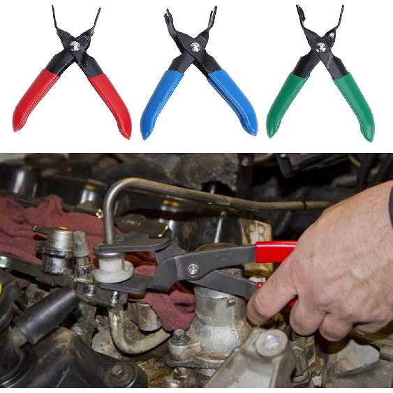 Fuel Line Disconnect Pliers, 3PCS Fuel and AC Line Disconnect Pliers, Ergonomic Hose Remover Pliers Set Quick Disconnect Release Removal Tool for