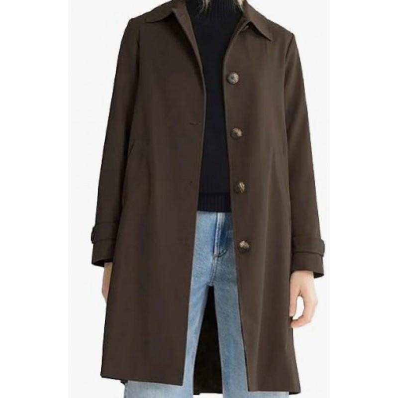 2026 Womens Oversized Trench Coat In