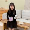 Breathable Pu Material Cute Kids Handheld Bag With Charming Pearl Flower Pattern For All Occasions