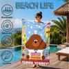 Cute Du-ggee Adventure Beach Towel, Microfiber Beach Towel, Perfect For Pool, Beach, Travel, Home Decor Beach Party Fan gifts