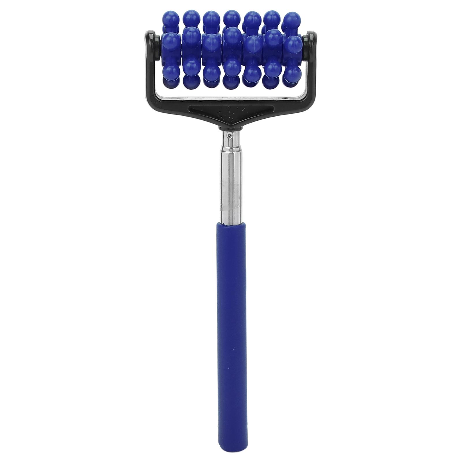 

Массажный ролик для спины, мужской и женский бытовой роликовый массажер для облегчения боли в мышцах, телескопический роликовый массажер Dark Blue