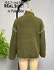 ZA Autumn/Winter Women's High Neck Color Block Pullover - European and American Street Style Fashion