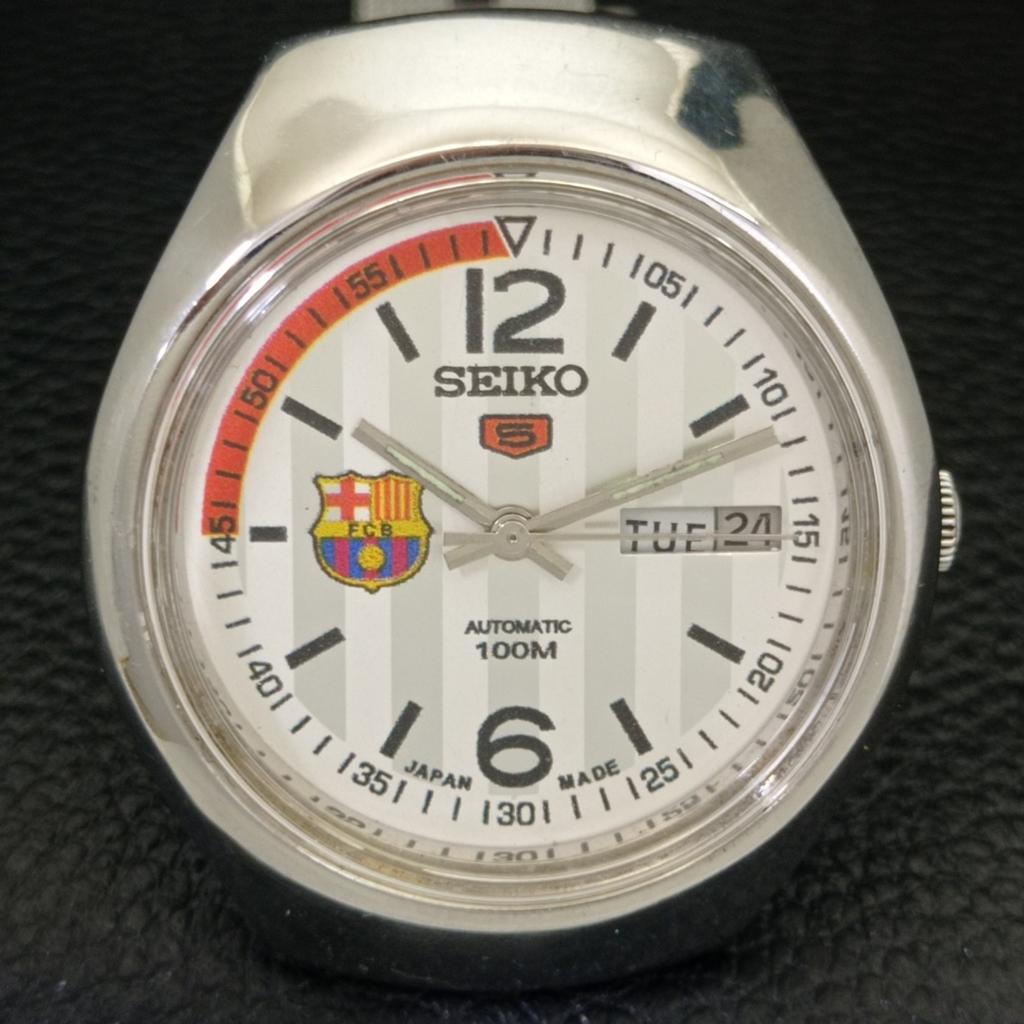 USED VINTAGE SEIKO 5 AUTOMATIC 6319A JAPAN MENS SILVER DIAL WATCH a433836-2 R119-a433836