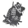 Samurai Wall Art Wrought Iron Warrior Hug Lover Hanging Wall Art Decoration for Living Room Decor
