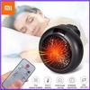 Xiaomi Mini radiateur électrique enfichable 900 W avec thermostat réglable et affichage LED pour bureau, dortoir