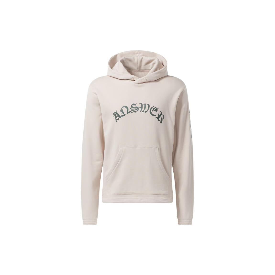 

Reebok Unisex Allen Iverson Year Of The Rabbit Limited Edition Hooded Sweatshirt Off-White H47109 XL