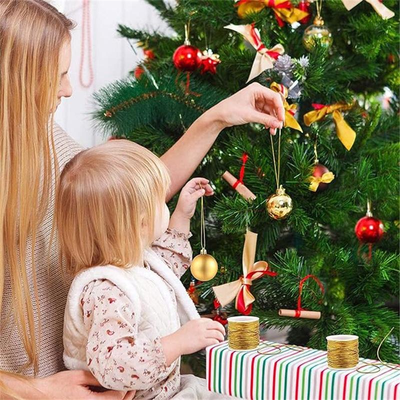 1mm Label Tag Rope, Non-elastic String Rope, Colored Scallion Rope, Christmas Bell Lanyard, Greeting Card Piece Rope 100 Meters