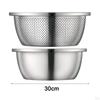 Colander Kitchen Soup Bowl Strainer Mixing for Rice Washing Fruit Vegetable