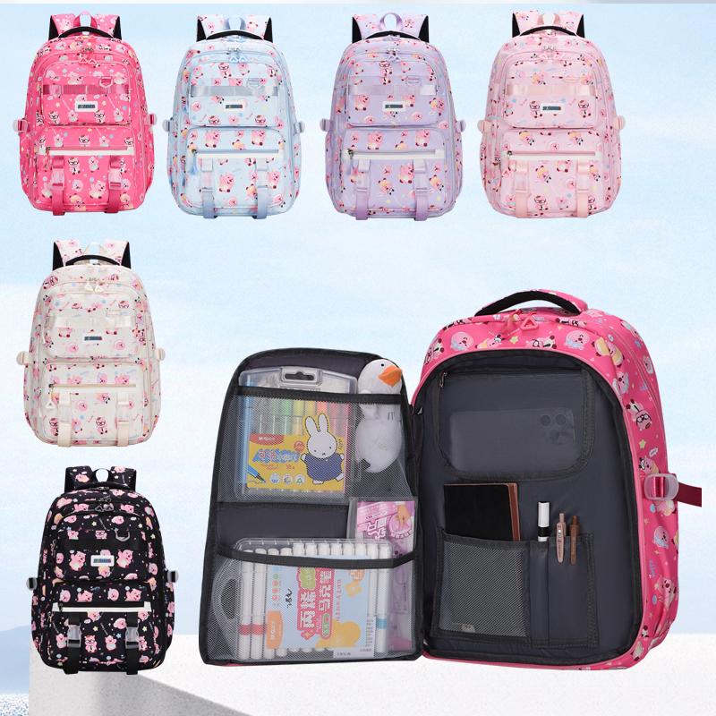 Cartoon Print Backpack Student Schoolbag Women's Backpack