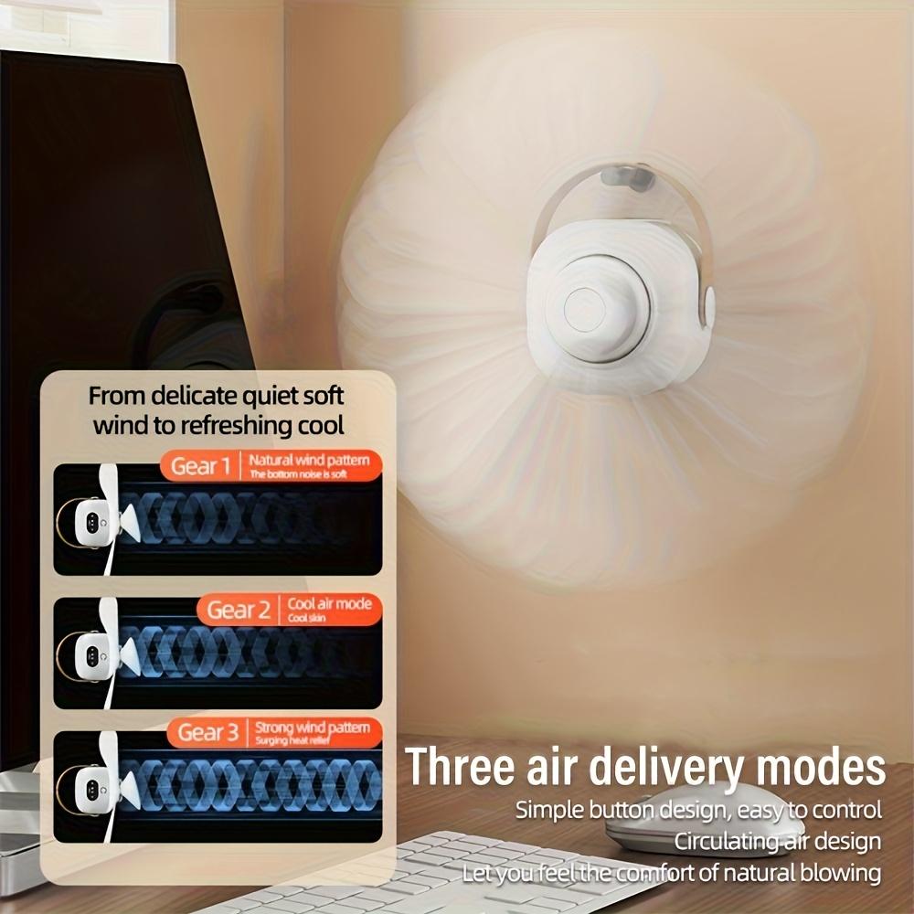 Rechargeable LED Smart Ceiling Fan Light with Remote Control 3-speed Wind Speed Portable Hanging Camping Environment Ceiling Fan