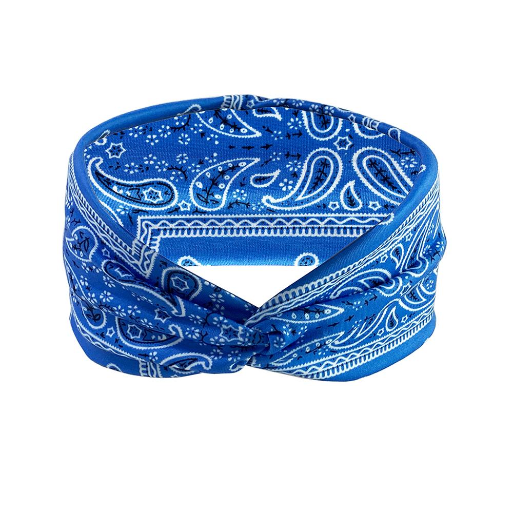Head Bands Cross Elasticity Hair Band Bandana Print Head Wrap Beauty Sports Headband
