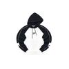 Color Block Letter Embroidered Hooded American Casual Sports Sweatshirt Women Sweatshirt White T11W312210F-WT