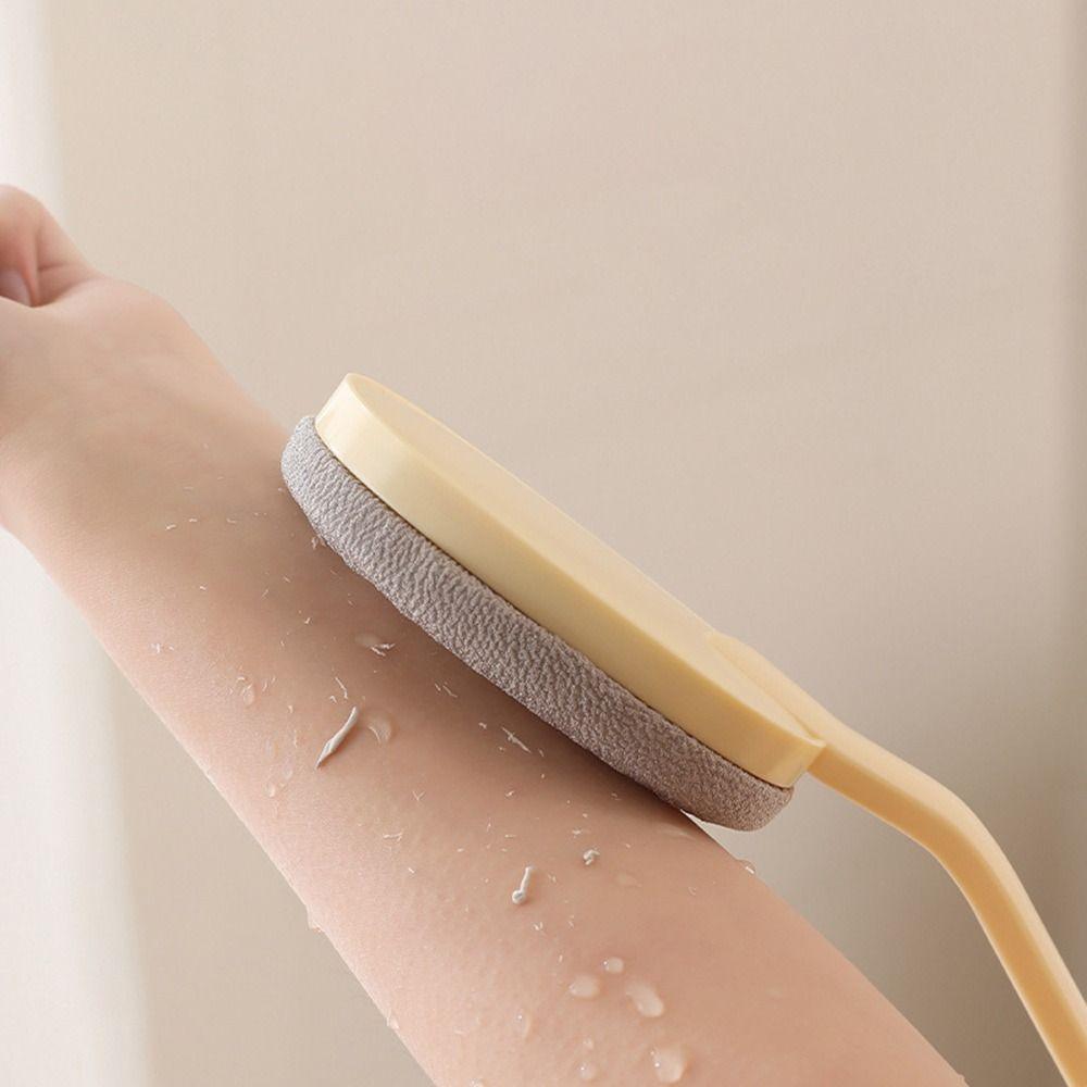 Long Handle Exfoliating Bath Brush Anti Slip Body Exfoliator Back Scrubber for Shower  Bath