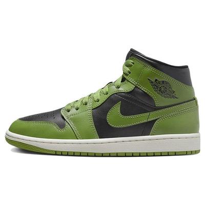 Air 1 Mid Altitude Green Women Sneakers Black Sail Altitude-Green-Heather BQ6472-031