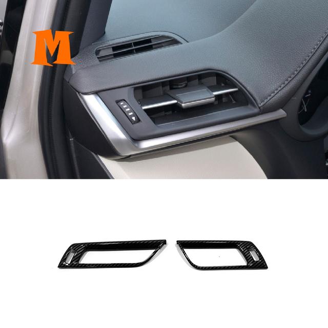 Fibra di carbonio per Toyota Sienna 2022 Accessori interni Auto Scatola del cambio Bracciolo Pannello Telaio Adesivo Decorativo Copertura