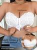 Women's Bra, Women's Bra, Full Coverage, Plus Plus Plus Fat, Thin Cup, Soft and Breathable, Plus Size Bra, Front Opening Button