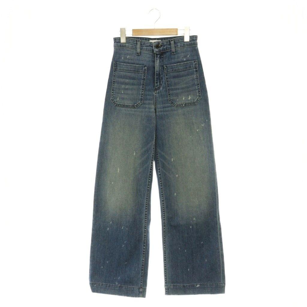 Used ASKK NY JEANS SAILOR PANT denim pants jeans paint distressed L'Appartement handling 26 blue /MY OS SH