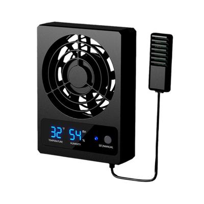 Slimme Koelventilator Voor Reptielenbak Met LED-Display Ventilator voor Amfibieën Reptielen Slangen Luchtontvochtiger