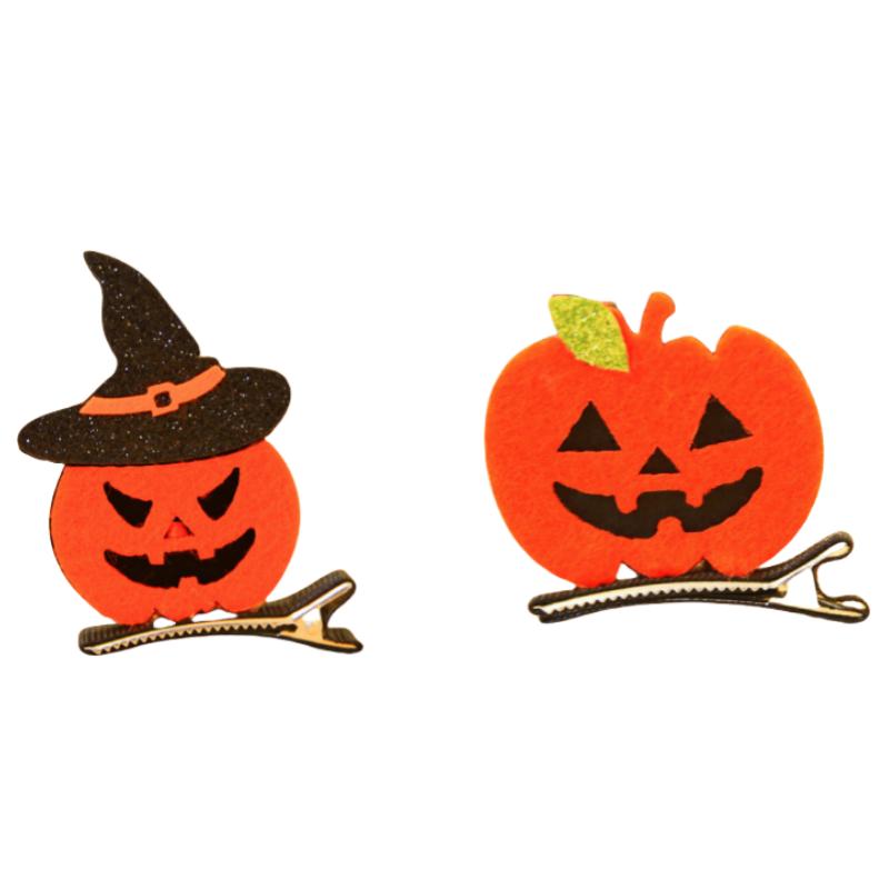 

2 шт./набор заколки для волос в виде тыквы на Хэллоуин, головные уборы для вечеринки на Хэллоуин, косплей-выступления, маскарадные костюмы для бала, реквизит, аксессуары для волос