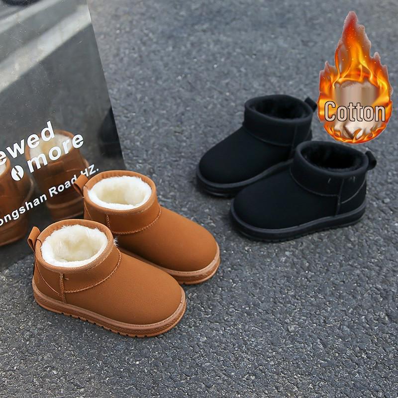 Botas de Nieve de Invierno 2025 para Niños - Moda Clásica para Niños y Niñas