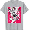 Don’t Make Me Explain My Face Hot Pink Chaos Design T-Shirt