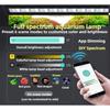 Full Spectrum Professional Highlight Algae Burst Bracket Light App Dimming Timing WRGB Aquatic Lamp Aquarium Fish Tank Light