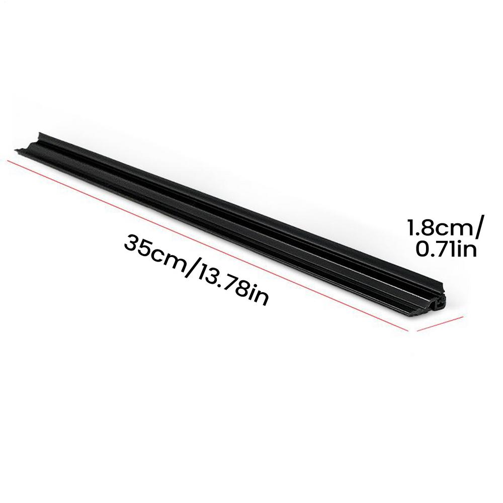2pcs Multi-functional Car Window Wiper Rubber Wiper Boneless Wiper Strip Deformation Wiper Windshield Wiper Replacement