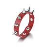 Spiked Studded Bracelet Black Leather Rivet Punk Bracelet Cuff Wrap Bangle Goth Alt Wristband for Men Women Punk Accessories
