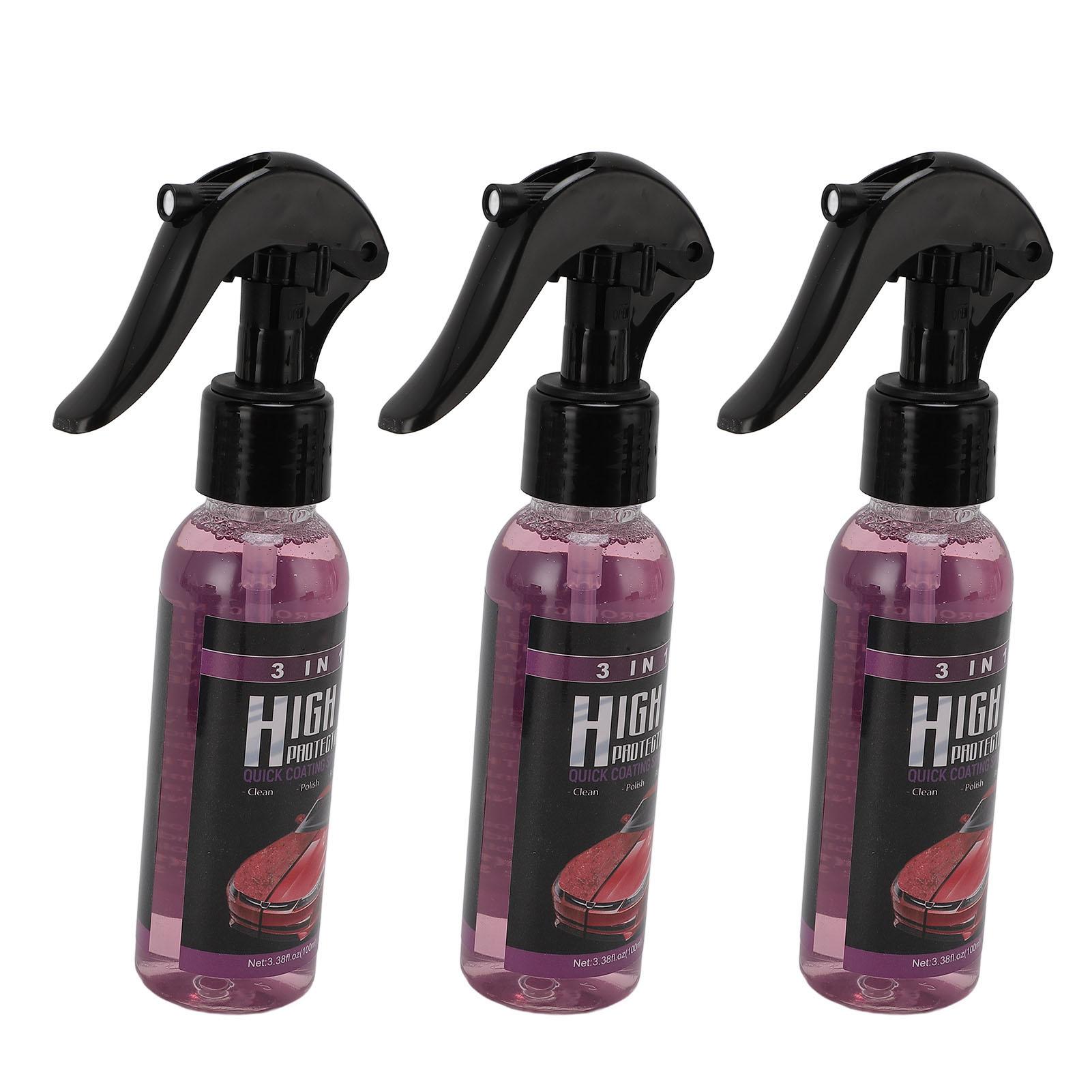 

Быстрый спрей для покрытия автомобиля 3 в 1 Эффективная очистка Высокая защита Полироль для автомобиля