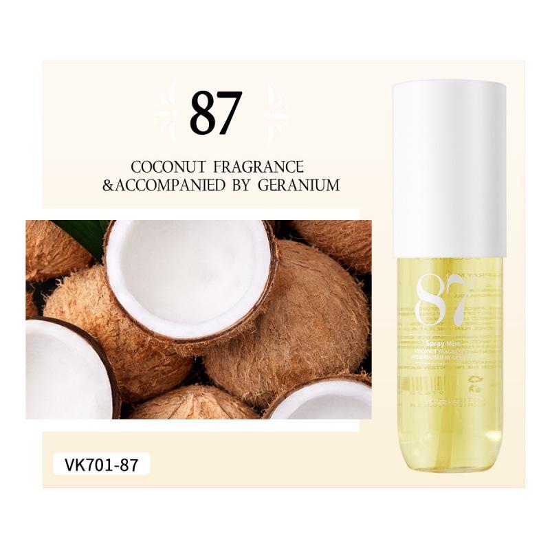 Alcohol-Free 90ML Women's Body & Hair Fragrance Mist - Long-Lasting Scent