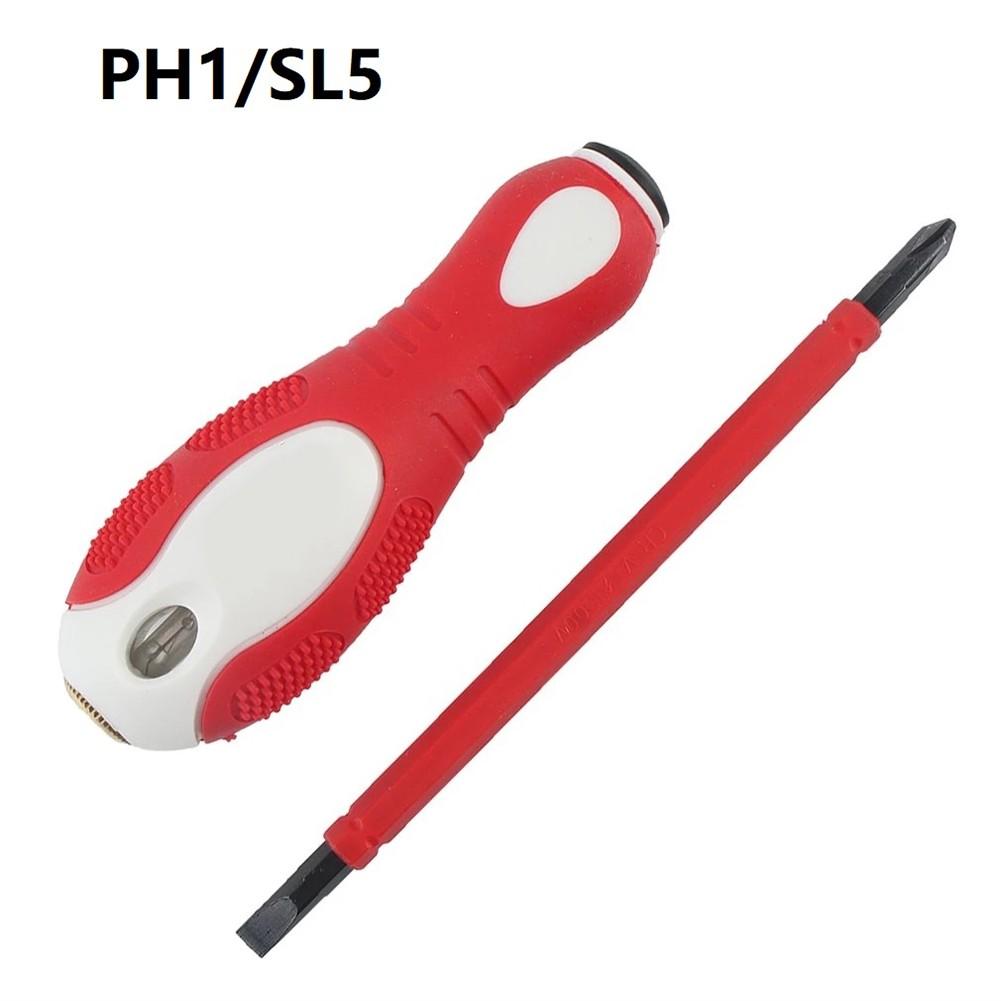 Dual-purpose Tester Pen Electric Pen Measuring Screwdriver PH1/SL4 Tool