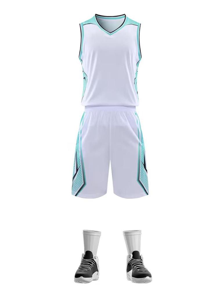 Custom Printed Plus Size Basketball Uniform Set - Men's Team Sports Jerseys
