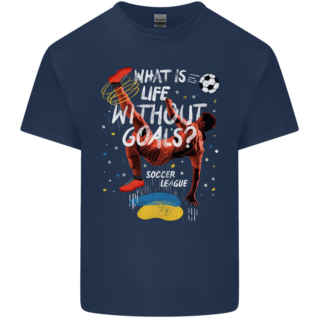 Life Without Goal Football Quote Funny Unisexs Light Cotton TShirt