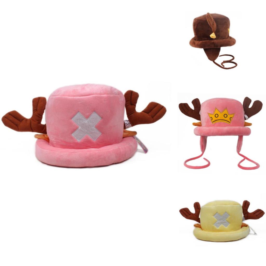 Peluche di Chopper di One Piece Cappello da Pescatore Morbido e Carino Accessorio per Abbigliamento