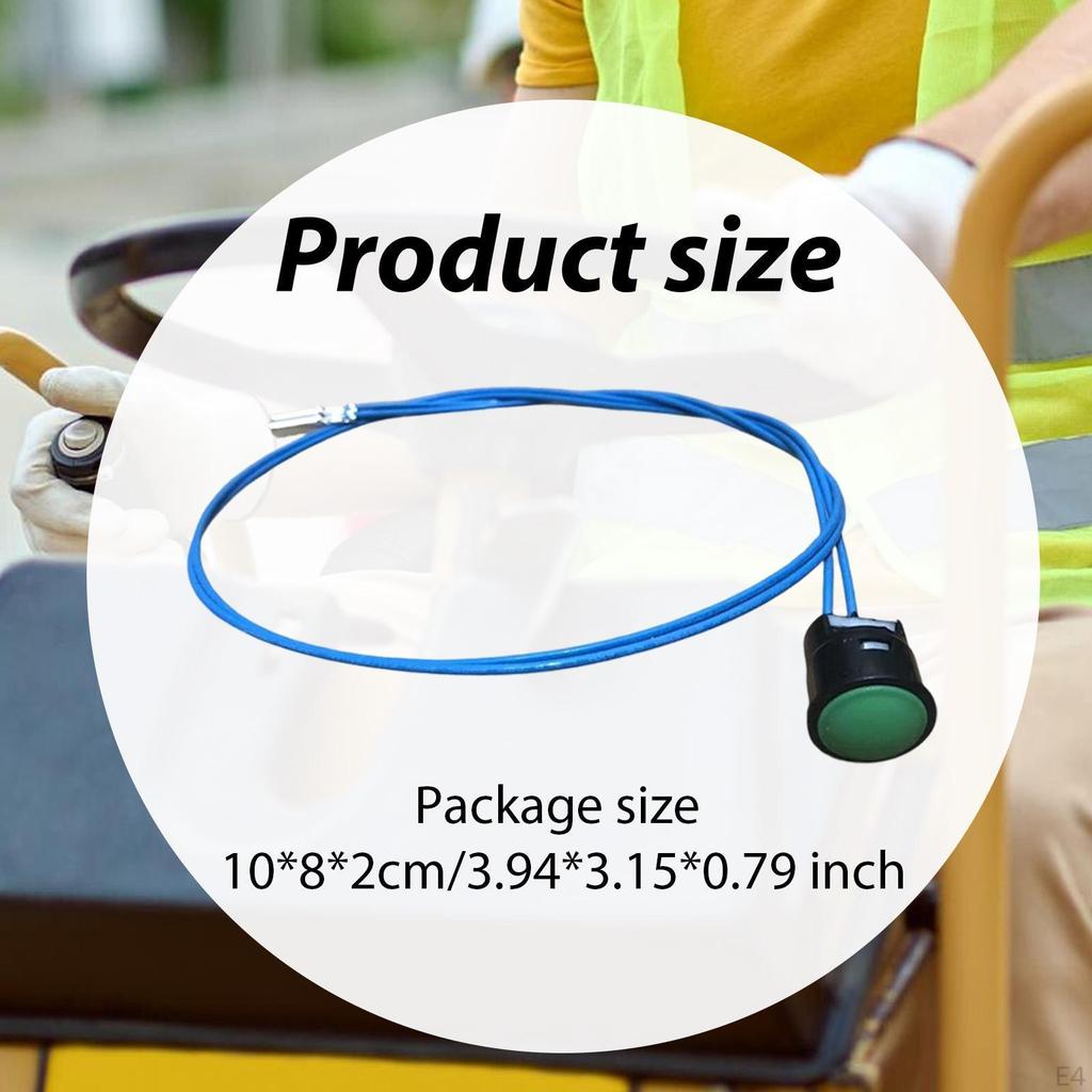 Excavators Joystick Push Button Installation Replacement Assembly with Cable Loader Handle