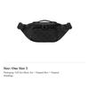LOUIS VUITTON RUSH Monogram Midnight Coated Canvas Fanny Pack Men's Black M26763