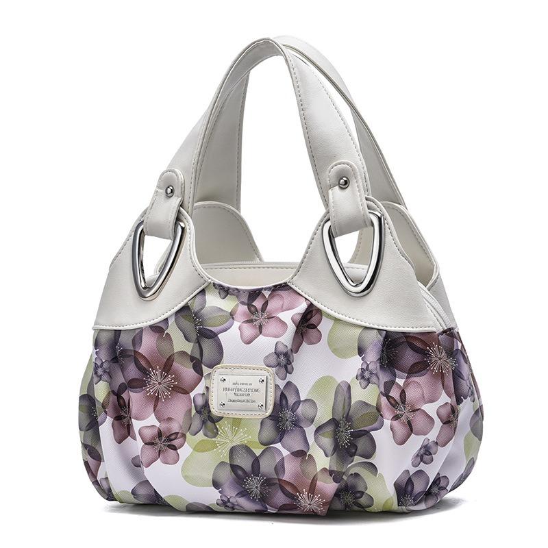 Women's bag summer new simple soft leather handbag large capacity medium mother bag tide