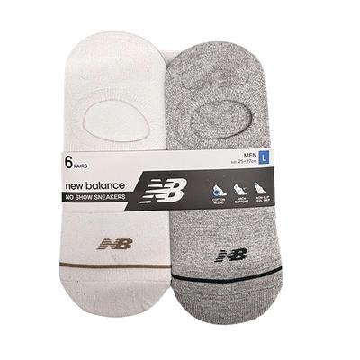 גרביים נסתרות נמוכות לגברים של New Balance, 6 זוגות