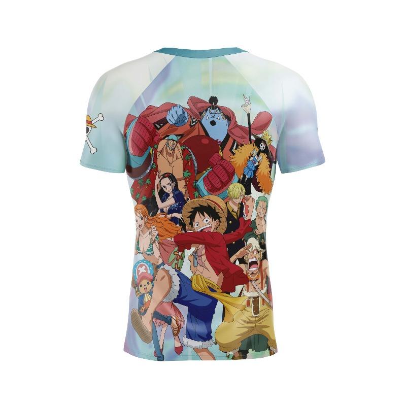 Anime One Piece 3D Printed Men s T-shirt, Casual Short XXS
