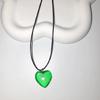 Heart Necklace Female Temperament Niche Net Red Collarbone Chain Korean Version