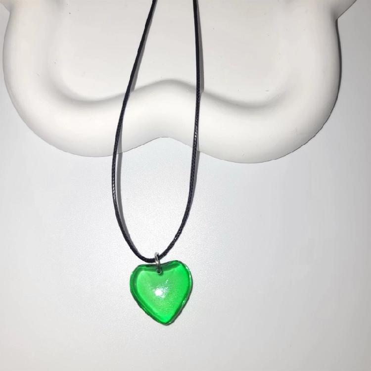 Heart Necklace Female Temperament Niche Net Red Collarbone Chain Korean Version