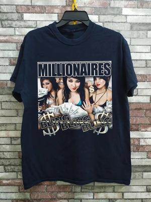 Bling Bling Bling Album Millionaires Band T-Shirt in voller Größe BL1746