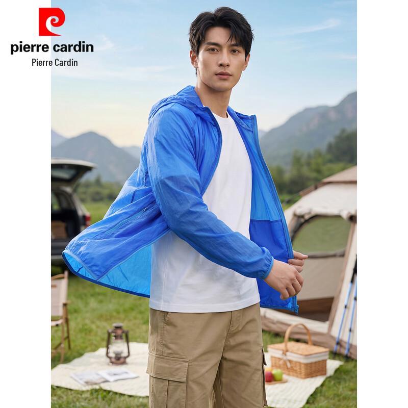 Pierre Cardin Men's UPF 50+ Hooded Sun Protection Jacket