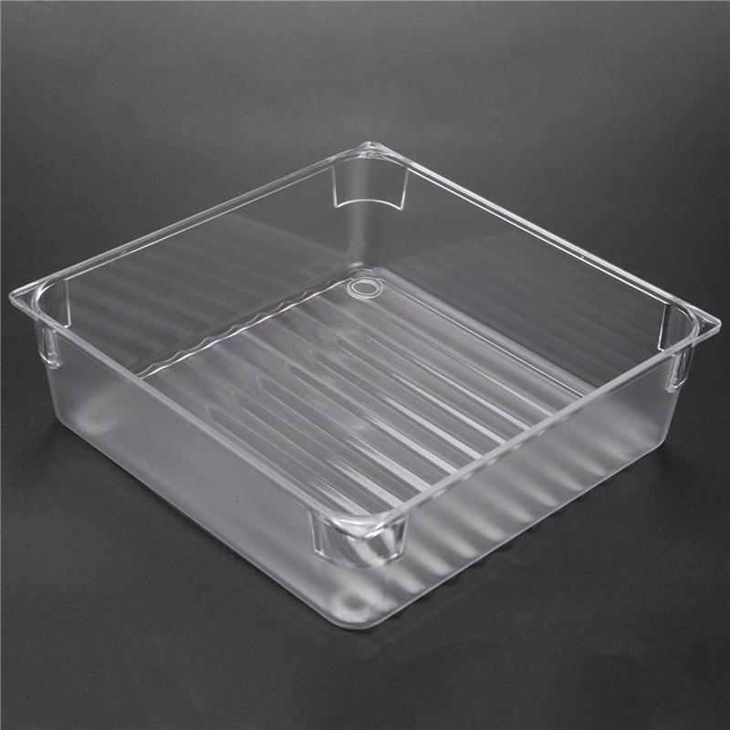 ABWR-18PCS Separate Drawers Organiser System, Non-Slip Drawer Organiser, Transparent Drawer Insert Storage Box