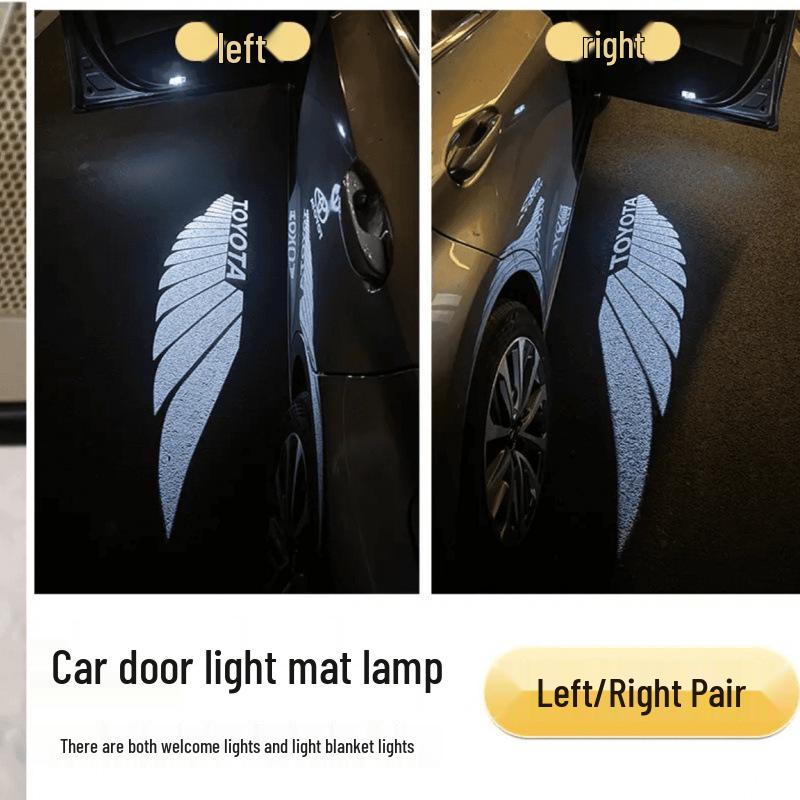 Toyota Camry Dual Lens Projection Ambient Door Light Modification